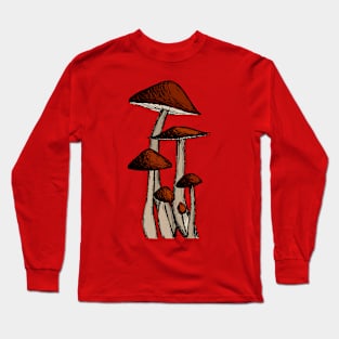 Mushroom Family Long Sleeve T-Shirt